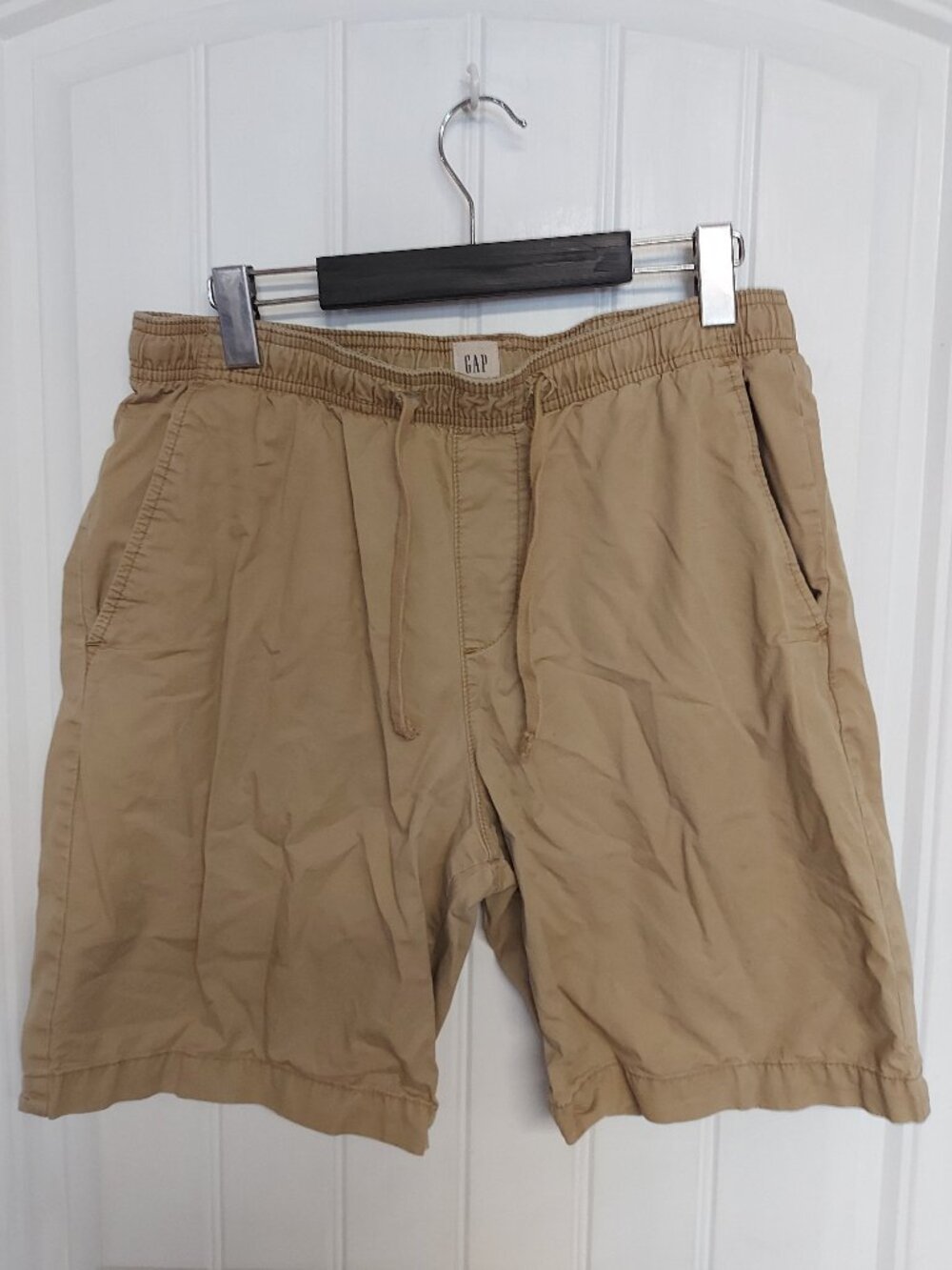 GAP Khaki Easy Short 9" Men's Medium Drawstring Shorts